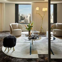 Premium Hand-Tufted Carpet(Paralle Tone)