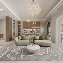 Premium Hand-Tufted Carpet(Willow Spiral)