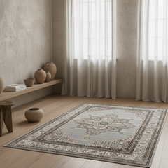 Classic Nordic-Style 3D Wilton Woven Carpet(Andes)