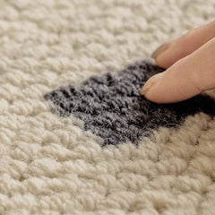 New Zealand Wool Blend Rug — Thick, Durable, and Effortlessly Elegant(Black Stone Apartment)