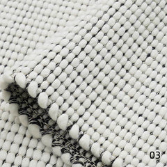 Handwoven Natural Fiber Rug – Timeless Quality for Everyday Living(Particles)