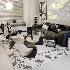 Classic Nordic-Style 3D Wilton Woven Carpet(Blooming Flowers)