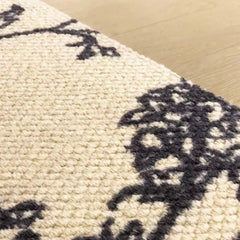 Classic Nordic-Style 3D Wilton Woven Carpet(Blooming Flowers)