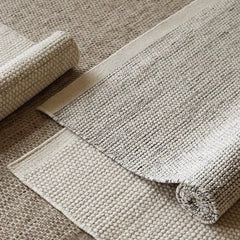 Handwoven Carpet Crafted Only from Natural Materials — A High-Quality Piece Made to Last(Rock)