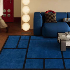 Premium Hand-Tufted Carpet(Blueprint)