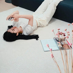 Classic Nordic-Style 3D Wilton Woven Carpet(Clear Moon)