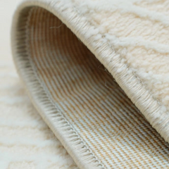 Classic Nordic-Style 3D Wilton Woven Carpet(Clear Moon)