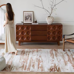 Meredith Orange polypropylene rug - image 2