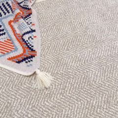 Classic Nordic-Style 3D Wilton Woven Carpet(Cloud)