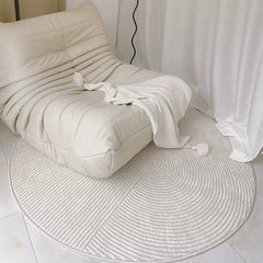 Classic Nordic-Style 3D Wilton Woven Carpet(HALFHALF)