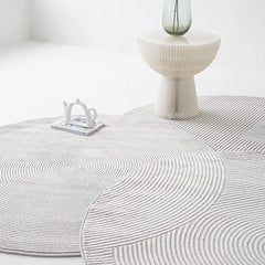 Classic Nordic-Style 3D Wilton Woven Carpet(HALFHALF)