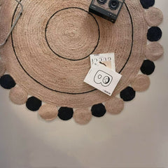 Natural Jute Rug – Summer-Friendly(Planet)