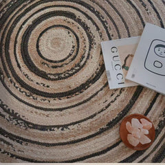 Natural Jute Rug – Summer-Friendly(Galaxy)
