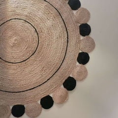 Natural Jute Rug – Summer-Friendly(Planet)