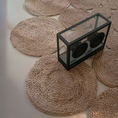 Natural Jute Rug – Summer-Friendly(Bouquet)