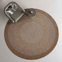 Handwoven carpet made with 90% natural yak wool and only natural materials(ORBIT)