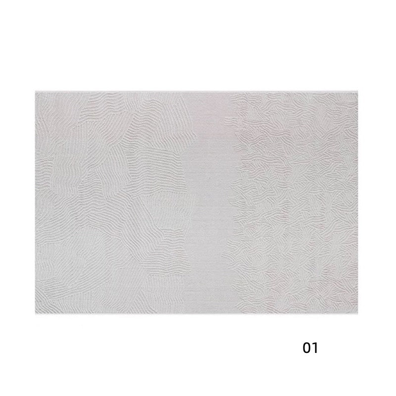Classic Nordic-Style 3D Wilton Woven Carpet（Clear Moon）