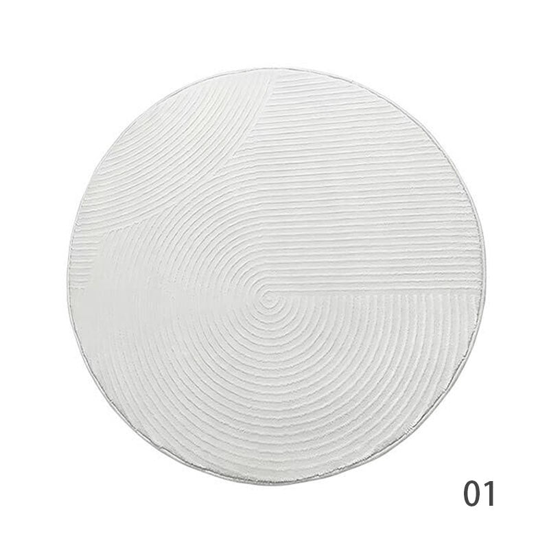 Classic Nordic-Style 3D Wilton Woven Carpet（HALFHALF）