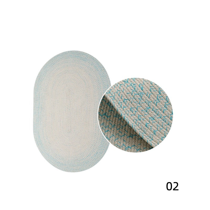 Reversible Handwoven Polypropylene Rug （Wa-fu 06）