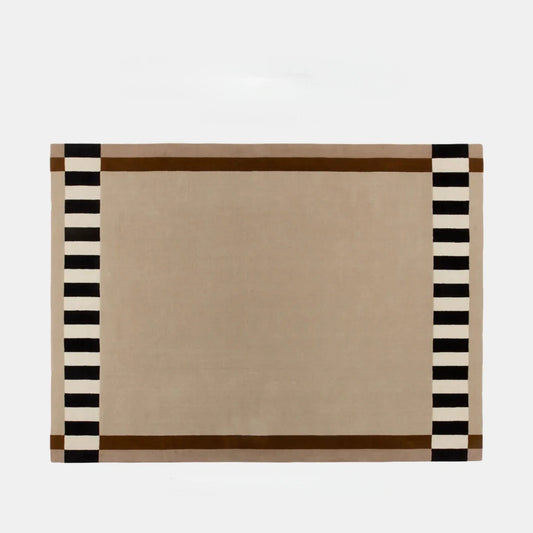 Premium Hand-Tufted Carpet（Frame Stripe）