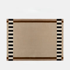 Premium Hand-Tufted Carpet（Frame Stripe）