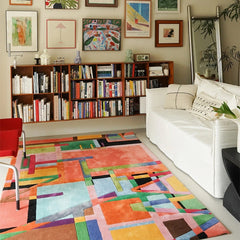 Premium Hand-Tufted Carpet（Chromatic Field）