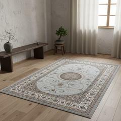 Classic Nordic-Style 3D Wilton Woven Carpet（Andes）