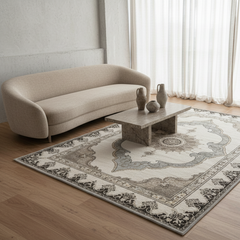 Classic Nordic-Style 3D Wilton Woven Carpet（Andes）