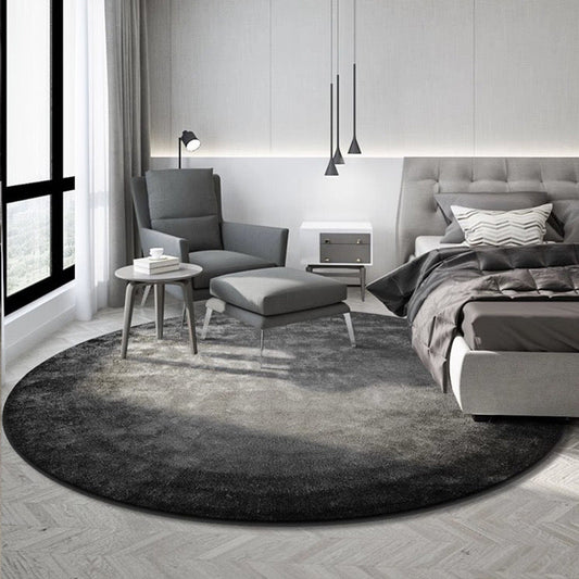 Moon Surface Rug – Modern Gradient Nylon Rug（LUNA VEIL）