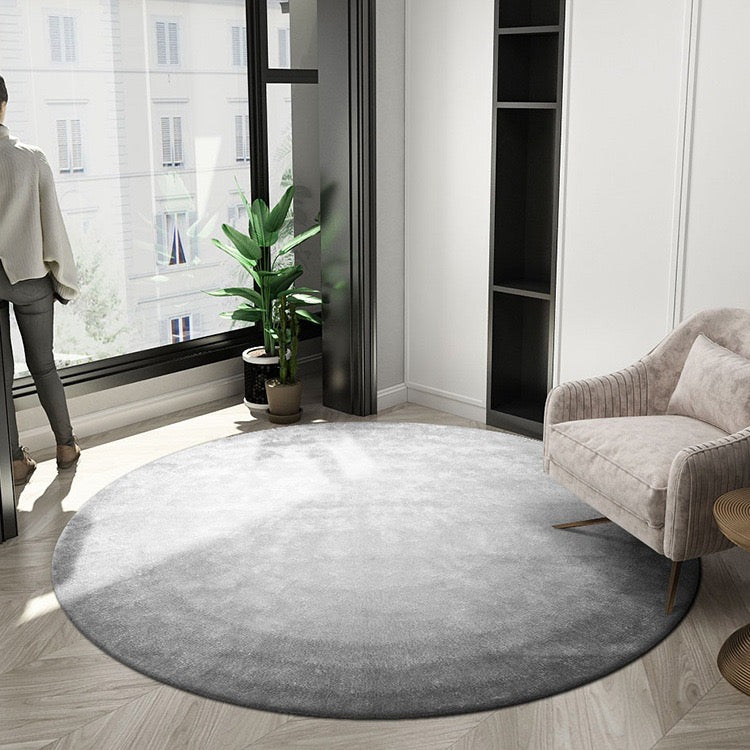 Moon Surface Rug – Modern Gradient Nylon Rug（LUNA VEIL）