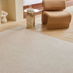 100% Natural Wool Machine-Woven Rug – Premium Quality Built to Last（Nude）