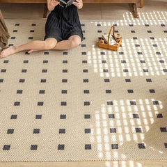 New Zealand Wool Blend Rug — Thick, Durable, and Effortlessly Elegant（Black Stone Apartment）
