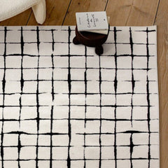 Outstanding Water Resistance! Premium Nordic-Style Waterproof Rug（Checkered）