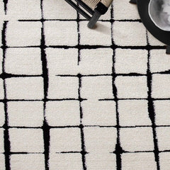 Outstanding Water Resistance! Premium Nordic-Style Waterproof Rug（Checkered）