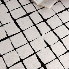 Outstanding Water Resistance! Premium Nordic-Style Waterproof Rug（Checkered）