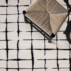 Outstanding Water Resistance! Premium Nordic-Style Waterproof Rug（Checkered）