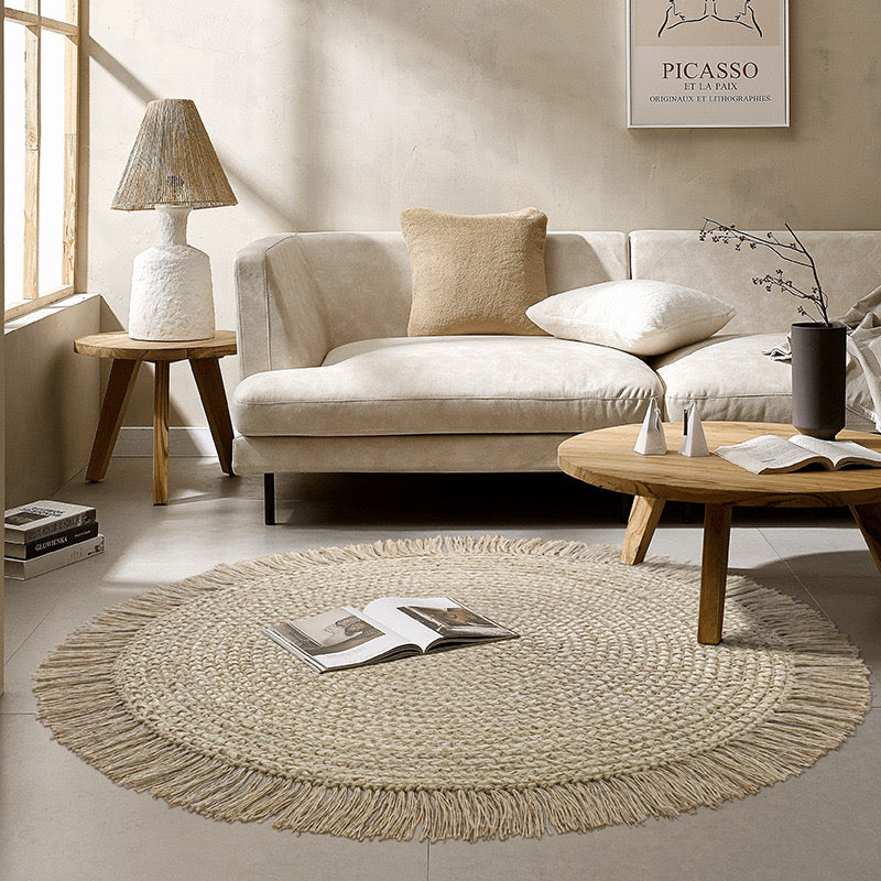 Natural Jute Rug – Summer-Friendly（29）
