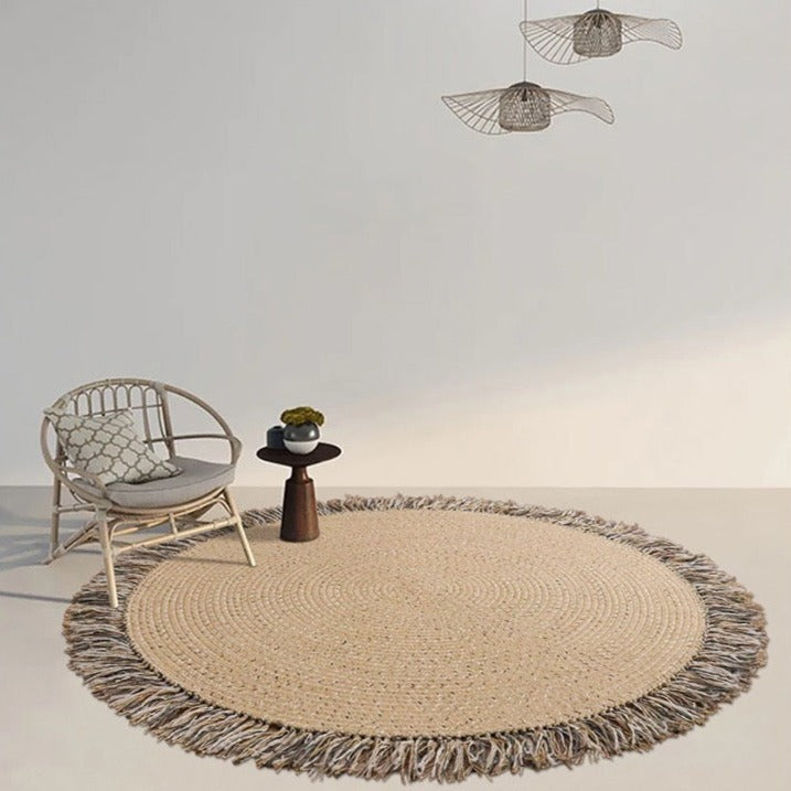 Natural Jute Rug – Summer-Friendly（03）