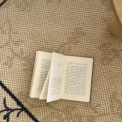 Classic Nordic-Style 3D Wilton Woven Carpet（Blooming Flowers）