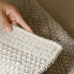 Handwoven Carpet Crafted Only from Natural Materials — A High-Quality Piece Made to Last（Rock）