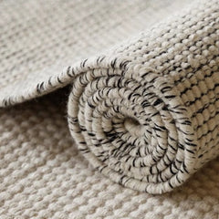 Handwoven Carpet Crafted Only from Natural Materials — A High-Quality Piece Made to Last（Rock）