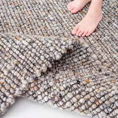 Premium Handwoven Natural Fiber Carpet（Pebble）