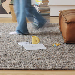 Premium Handwoven Natural Fiber Carpet（Pebble）