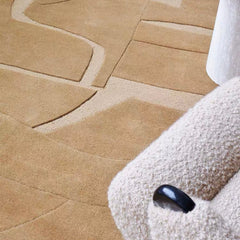 Premium Hand-Tufted Carpet（Muted Form）