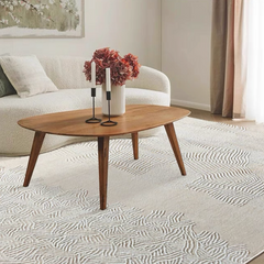 Classic Nordic-Style 3D Wilton Woven Carpet（Clear Moon）