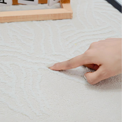 Classic Nordic-Style 3D Wilton Woven Carpet（Clear Moon）