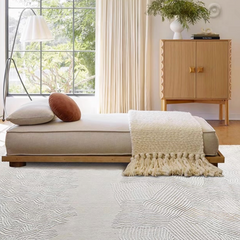 Classic Nordic-Style 3D Wilton Woven Carpet（Clear Moon）