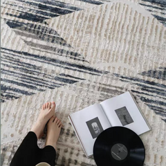 Meredith Blue polypropylene rug - image 23
