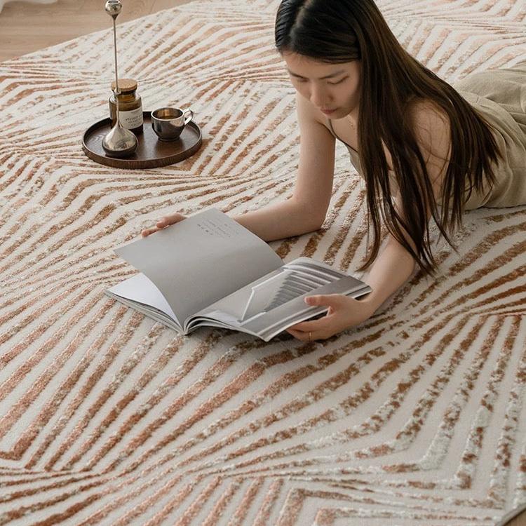 Meredith Orange polypropylene rug - image 8