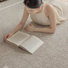 Classic Nordic-Style 3D Wilton Woven Carpet（Cloud）